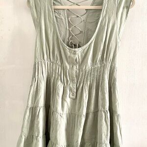 Urban Outfiiters Sage Green Romper Size L